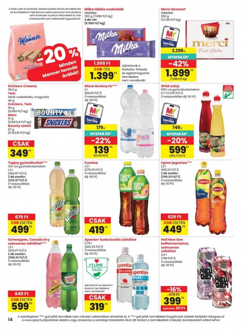 SPAR akciós újság
