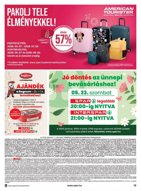 SPAR akciós újság