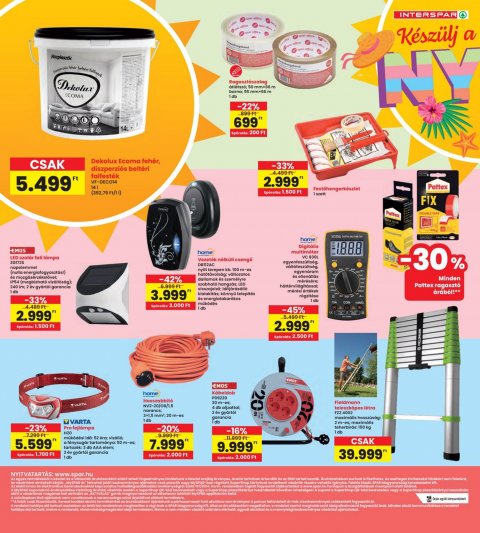 INTERSPAR Nyár akciós újság