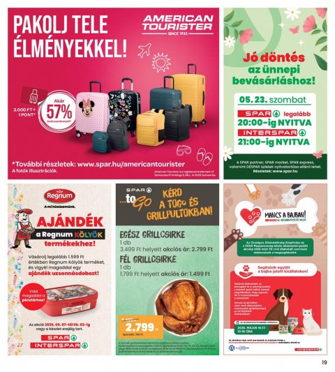 INTERSPAR akciós újság