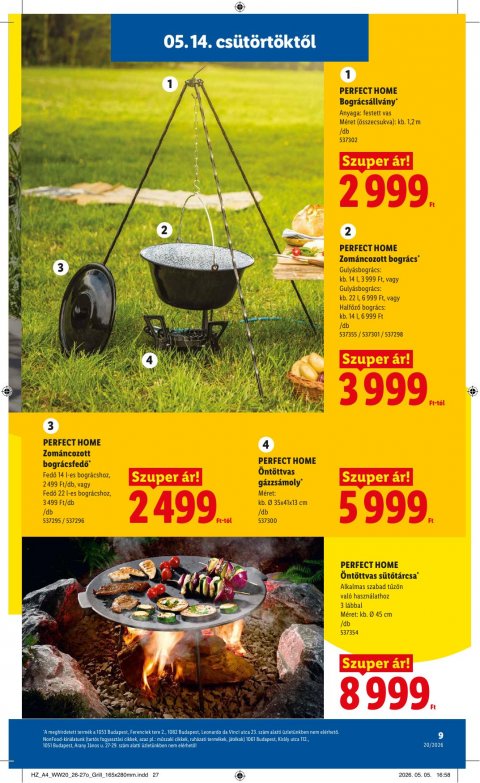 LIDL Nonfood akciós újság