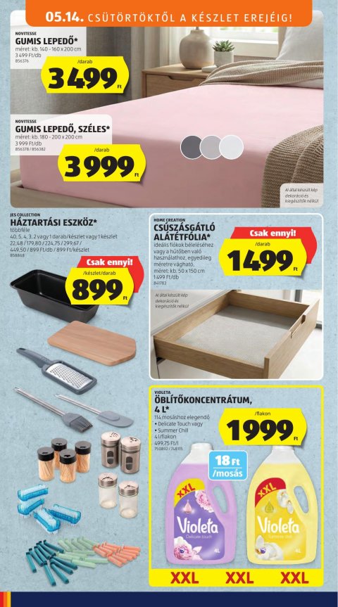 ALDI Középső sor akciós újság