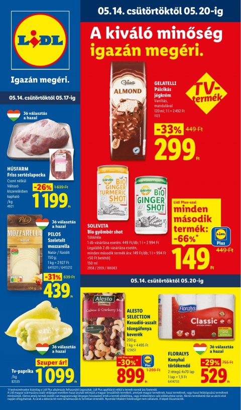 LIDL akciós újság od 14. 5. 2026 do 20. 5. 2026