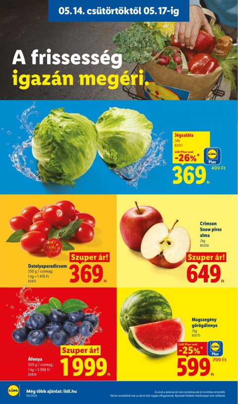 LIDL akciós újság