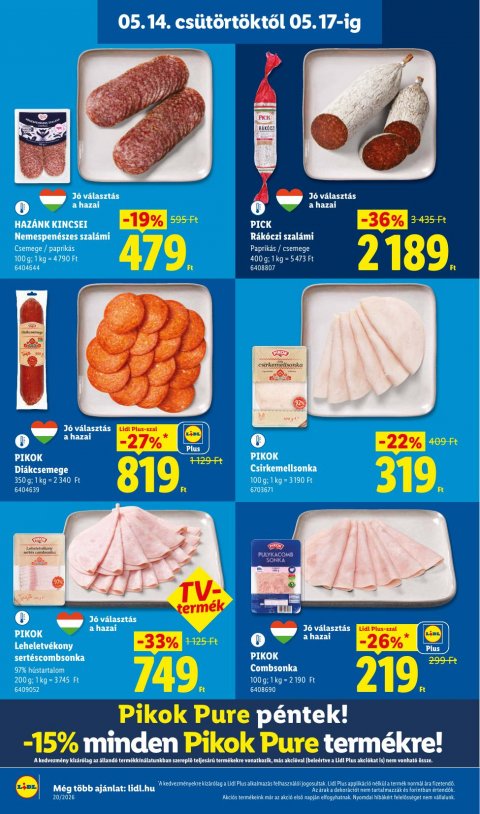 LIDL akciós újság