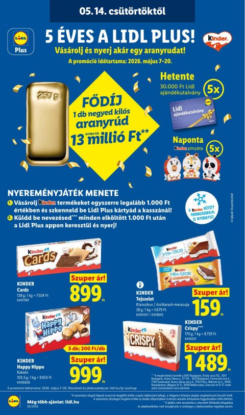 LIDL akciós újság