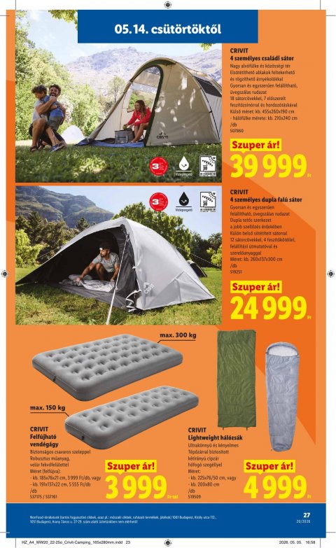 LIDL akciós újság