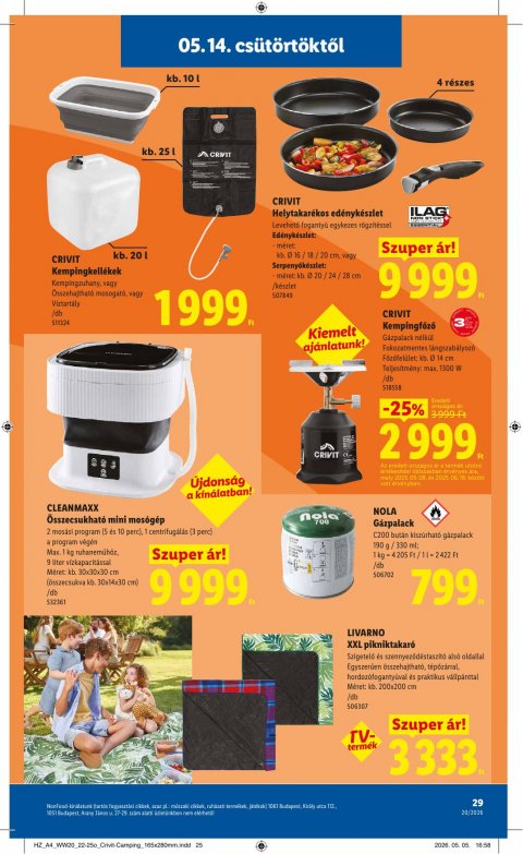 LIDL akciós újság