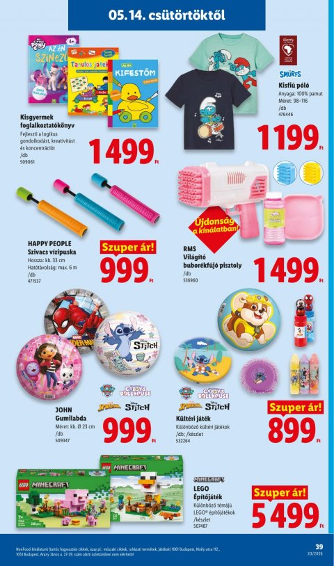 LIDL akciós újság