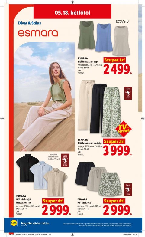 LIDL akciós újság