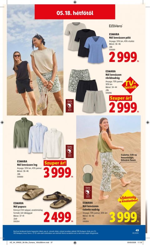 LIDL akciós újság