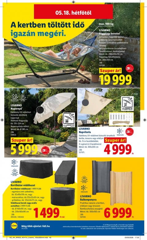 LIDL akciós újság