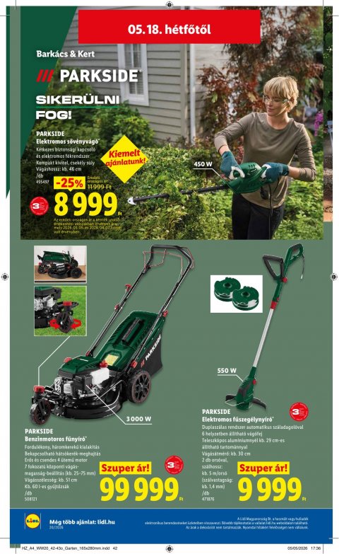 LIDL akciós újság