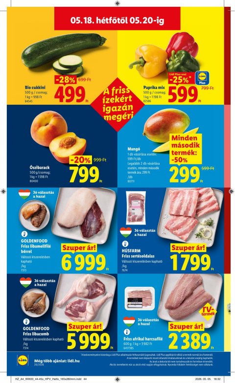 LIDL akciós újság