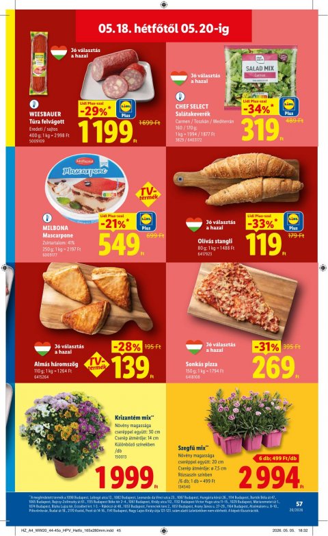 LIDL akciós újság