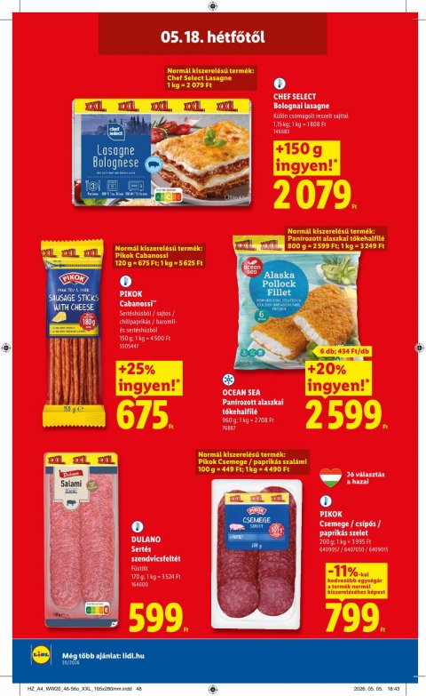 LIDL akciós újság