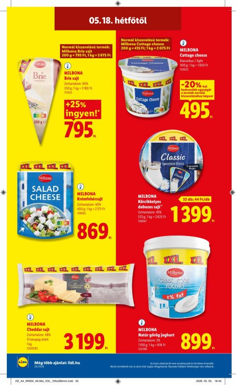 LIDL akciós újság