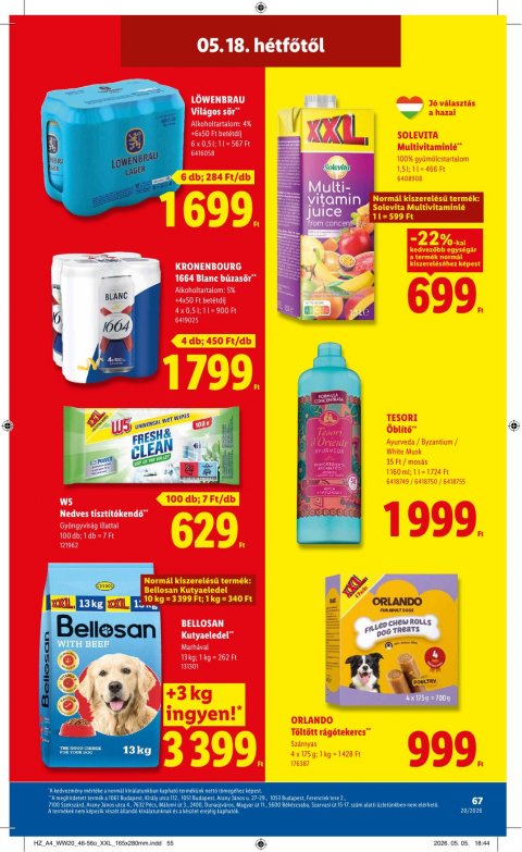 LIDL akciós újság