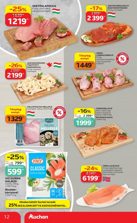 AUCHAN Hipermarket akciós újság
