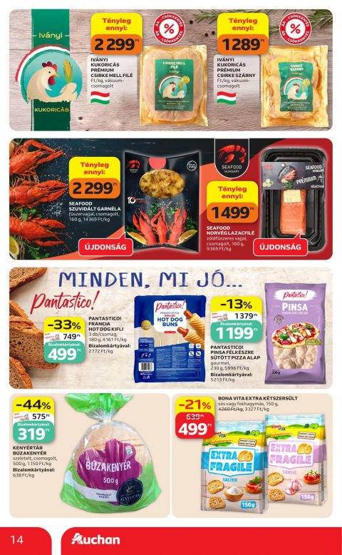 AUCHAN Hipermarket akciós újság