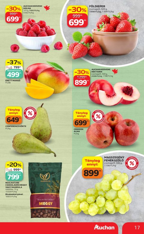 AUCHAN Hipermarket akciós újság
