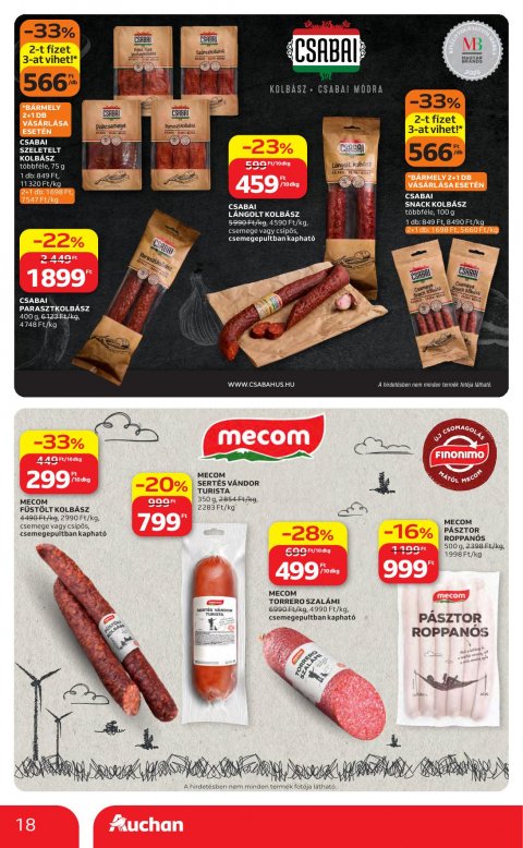 AUCHAN Hipermarket akciós újság