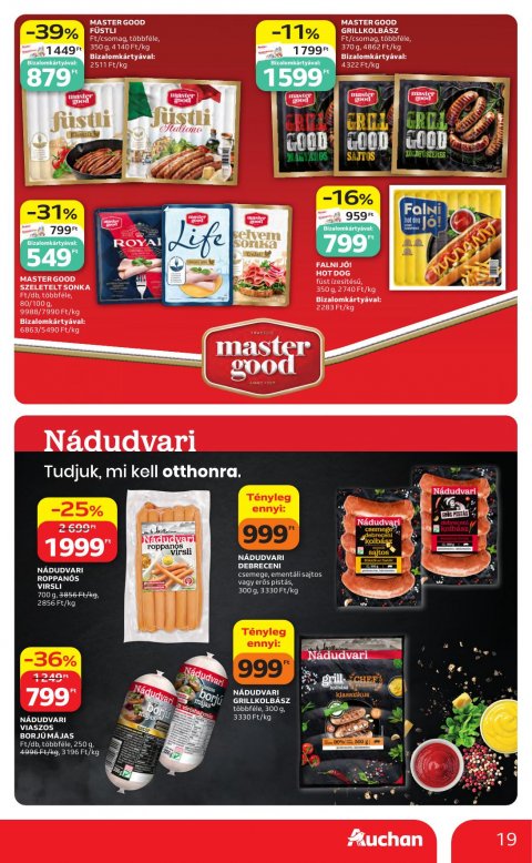 AUCHAN Hipermarket akciós újság