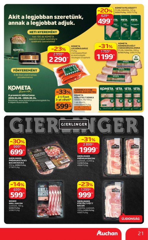 AUCHAN Hipermarket akciós újság