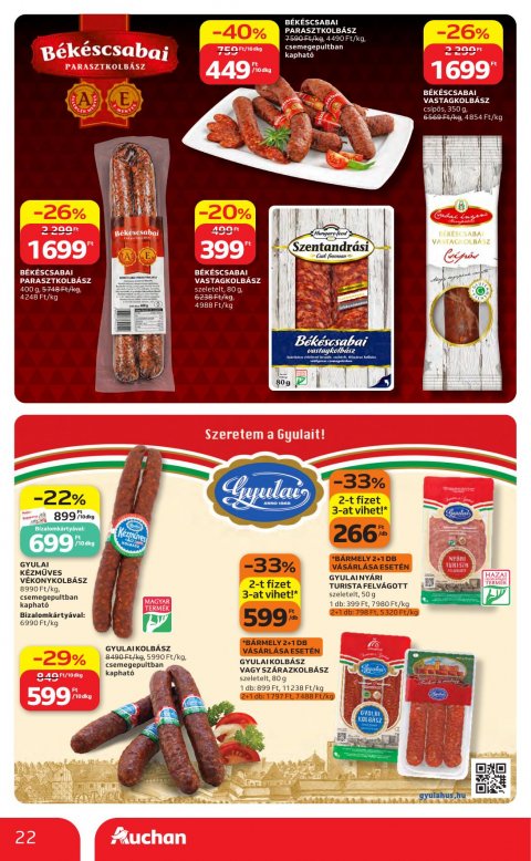 AUCHAN Hipermarket akciós újság