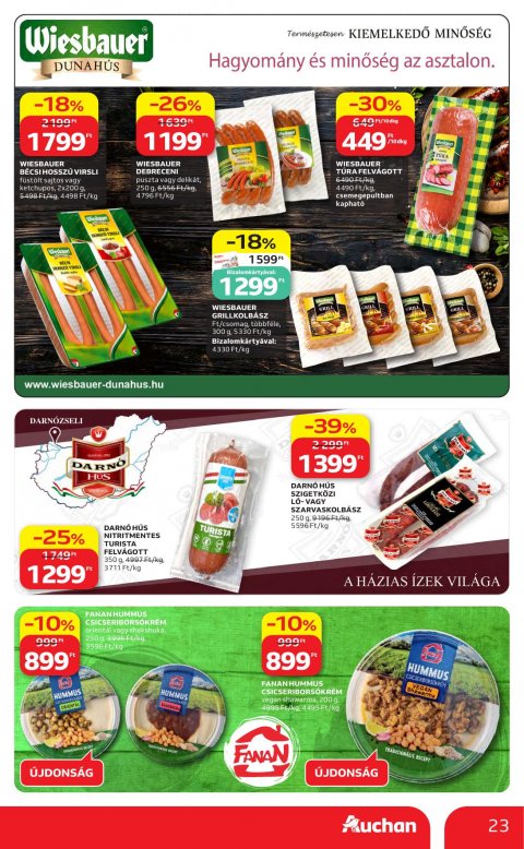 AUCHAN Hipermarket akciós újság