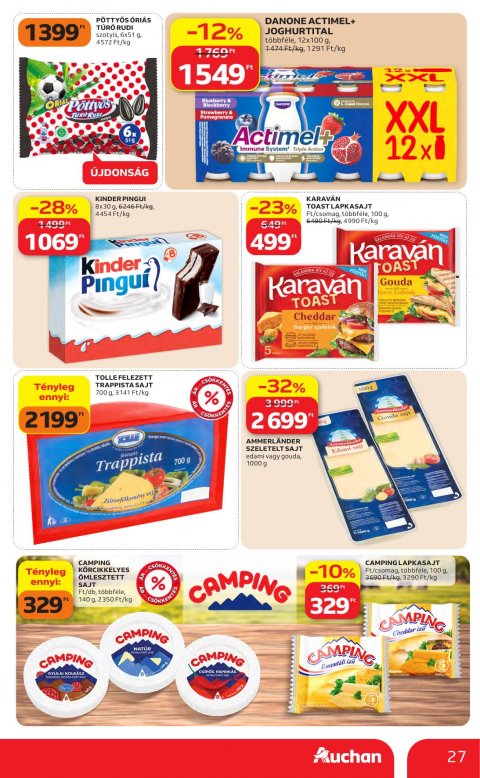 AUCHAN Hipermarket akciós újság