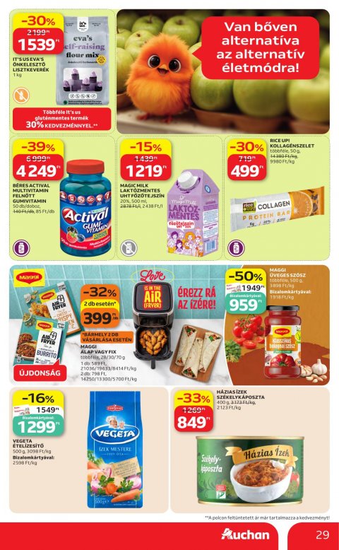 AUCHAN Hipermarket akciós újság