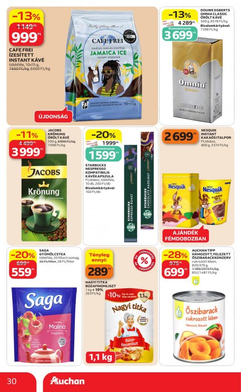 AUCHAN Hipermarket akciós újság
