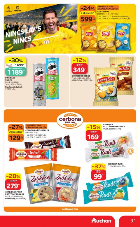 AUCHAN Hipermarket akciós újság