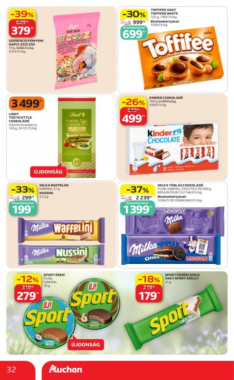 AUCHAN Hipermarket akciós újság
