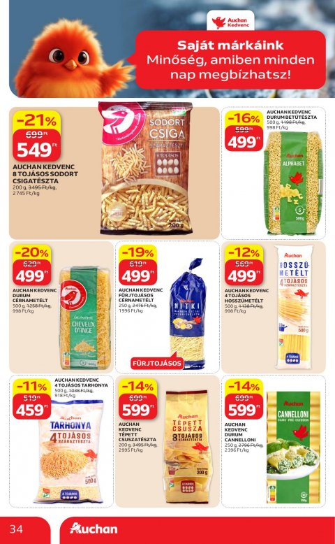 AUCHAN Hipermarket akciós újság