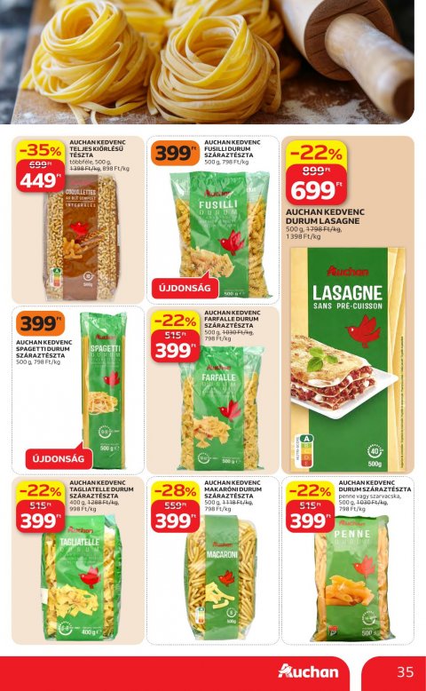 AUCHAN Hipermarket akciós újság