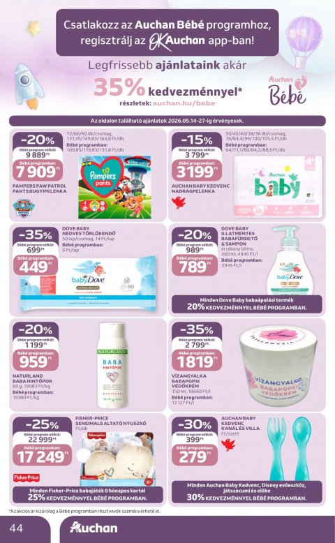 AUCHAN Hipermarket akciós újság