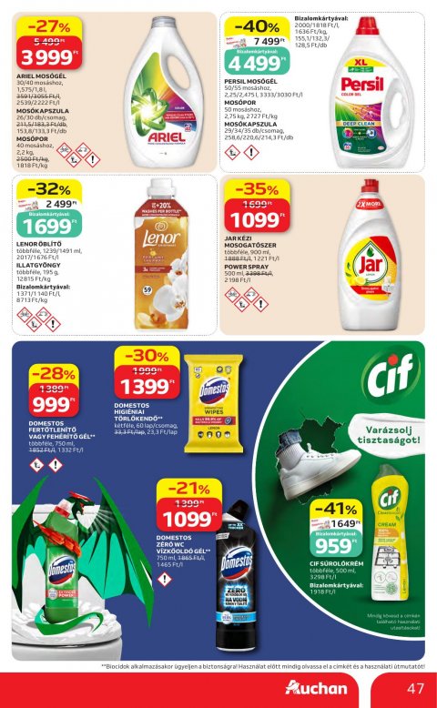 AUCHAN Hipermarket akciós újság