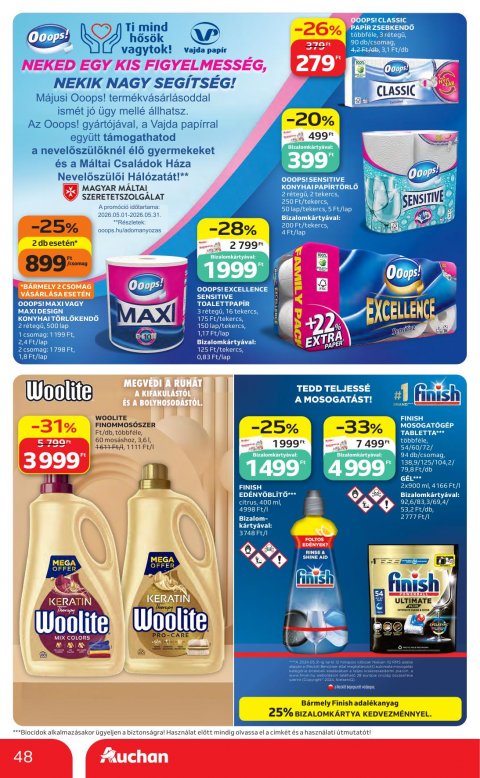 AUCHAN Hipermarket akciós újság