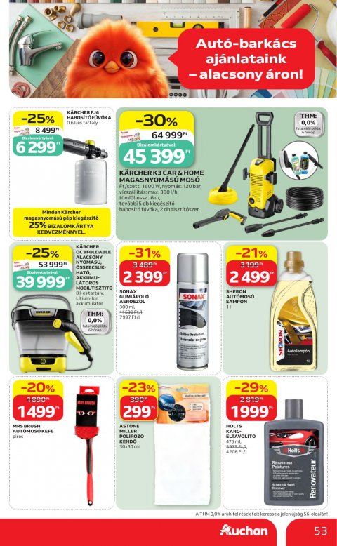 AUCHAN Hipermarket akciós újság