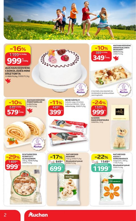 AUCHAN Hipermarket Gyereknap akciós újság