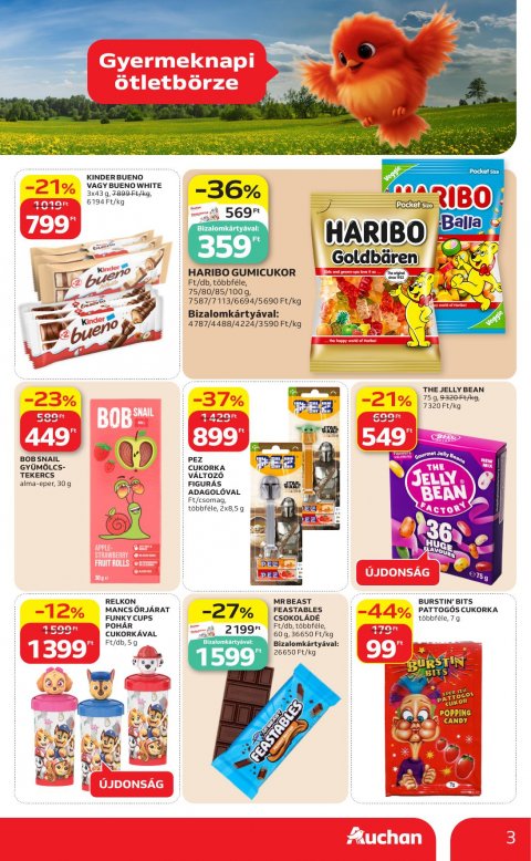 AUCHAN Hipermarket Gyereknap akciós újság