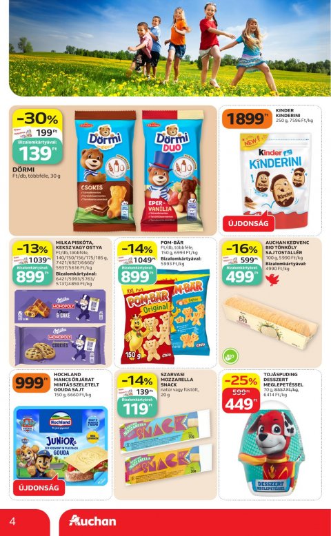 AUCHAN Hipermarket Gyereknap akciós újság