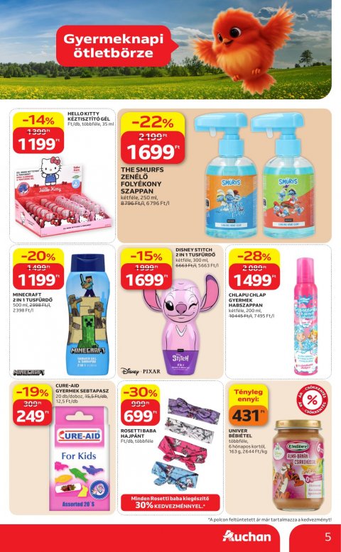 AUCHAN Hipermarket Gyereknap akciós újság