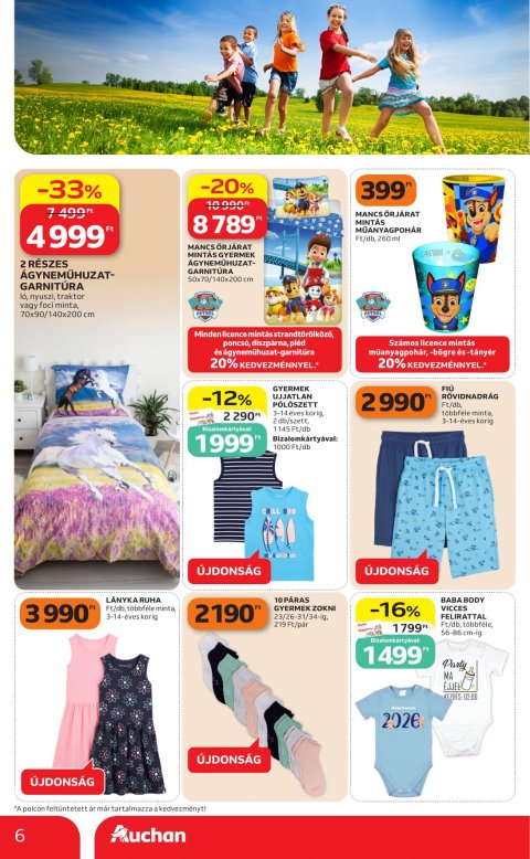 AUCHAN Hipermarket Gyereknap akciós újság
