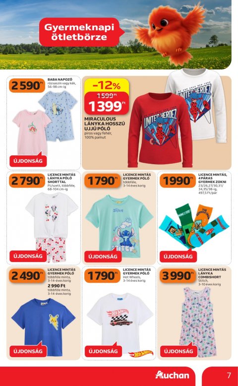 AUCHAN Hipermarket Gyereknap akciós újság