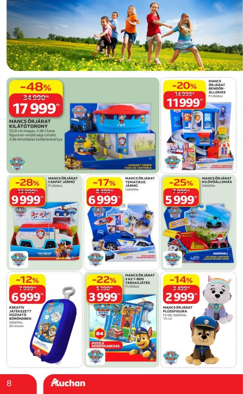 AUCHAN Hipermarket Gyereknap akciós újság