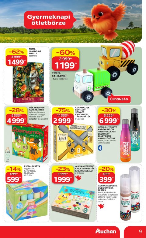 AUCHAN Hipermarket Gyereknap akciós újság