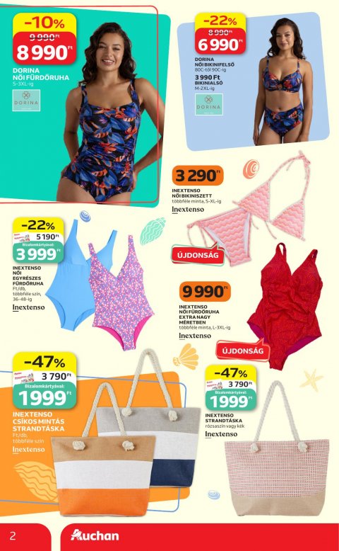 AUCHAN Hipermarket Strand időszak akciós újság